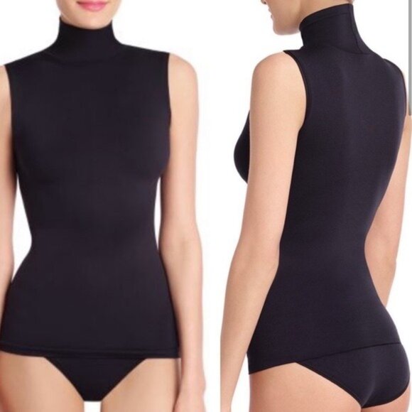 NWT Commando Minimalist Sleeveless Turtleneck Top in Black - Picture 7 of 7